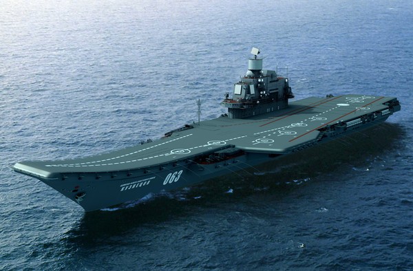 Tàu sân bay Kuznetsov Hải quân Nga (hình họa 3D)